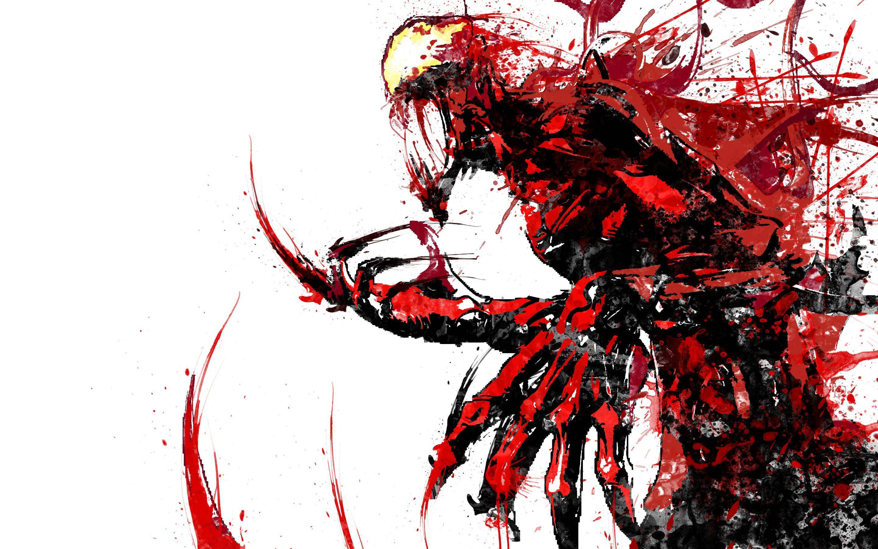 Carnage Splatter Art Desktop Background I Made! X Post R Marvel
