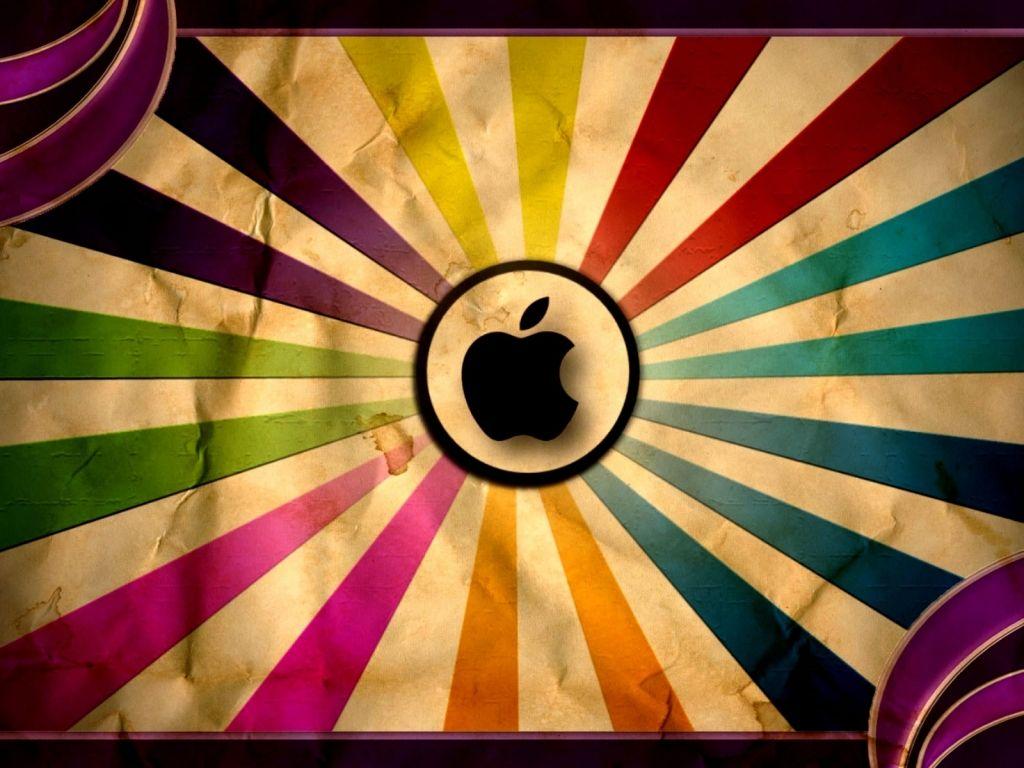 Apple Super Vintage desktop PC and Mac wallpaper