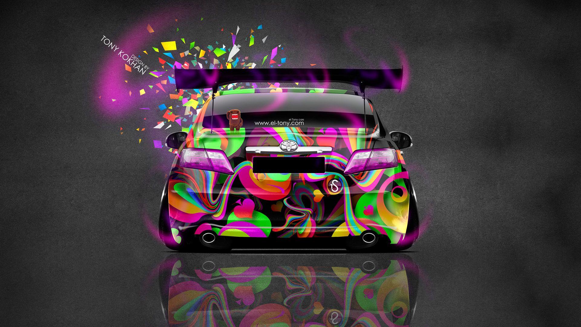 Toyota Camry JDM Tuning Back Domo Kun Toy Car 2014