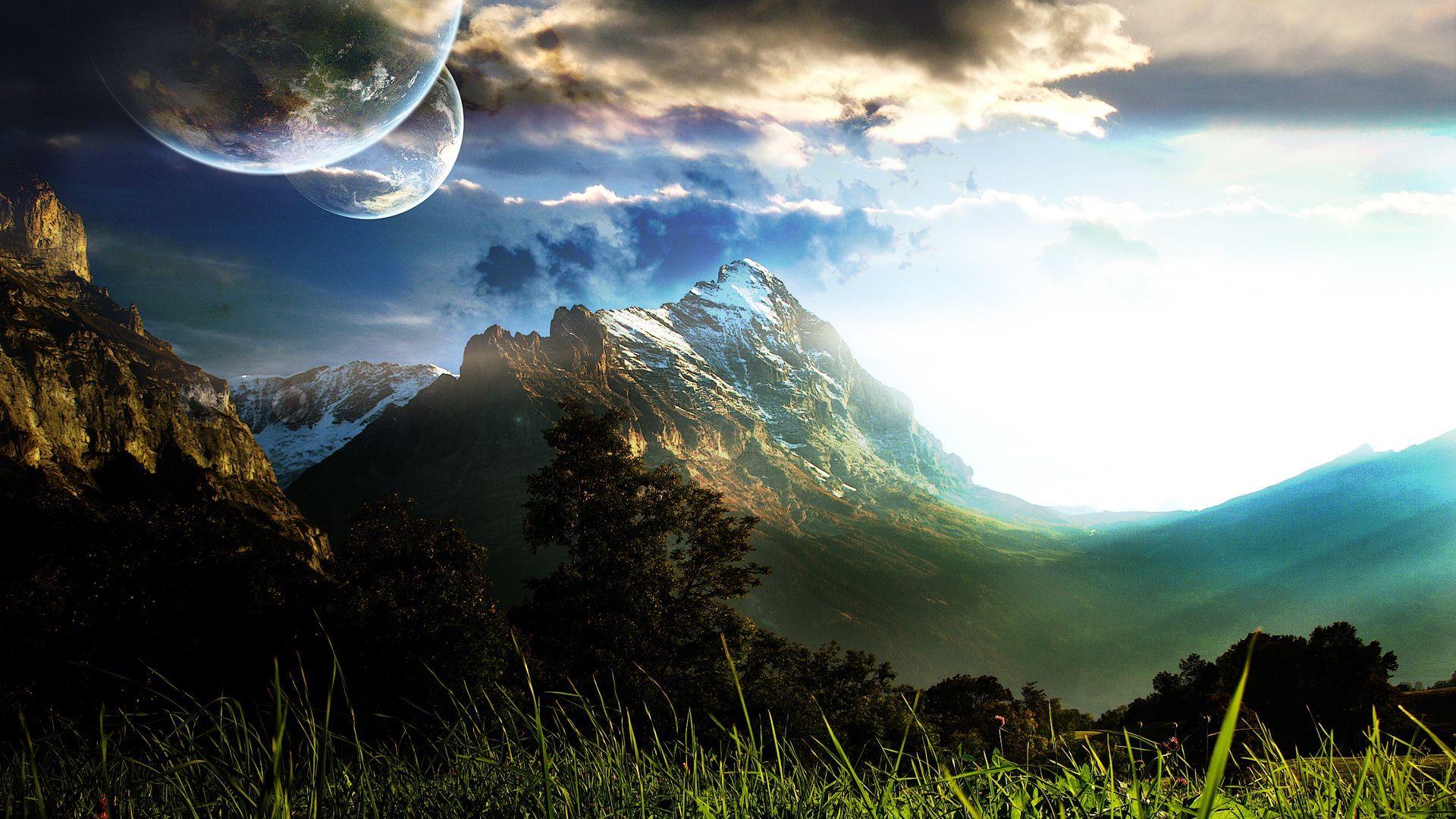 3D Landscape: Earth and Space, picture nr. 33829