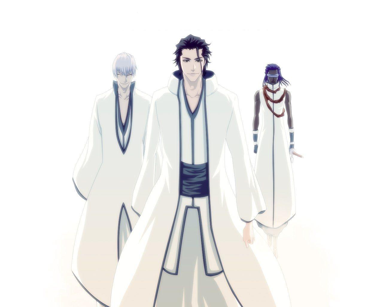 Wallpaper Bleach, Ichimaru gin, Aizen sousuke, Tousen kaname, Boys