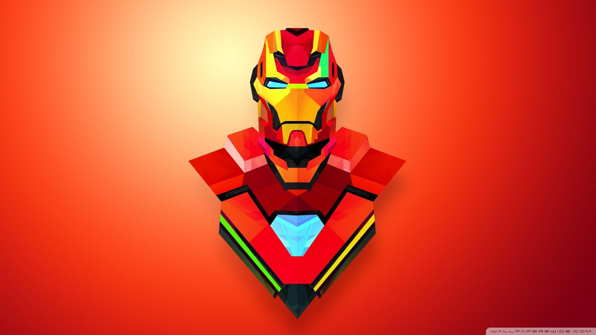 Iron Man Abstract Art ❤ 4K HD Desktop Wallpaper for • Wide & Ultra