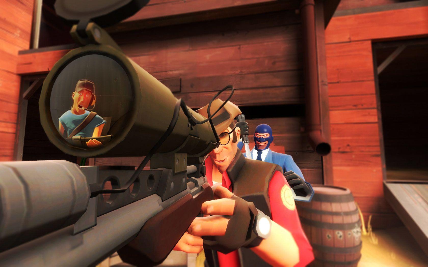 Gmod + TF2 wallpaper 2