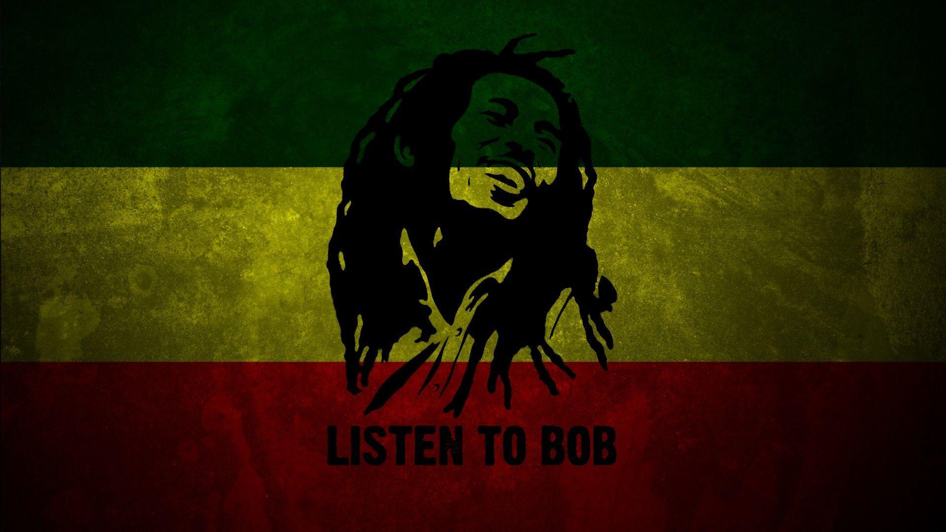 Listen To Bob Marley Wallpaper Wide Wallpaper