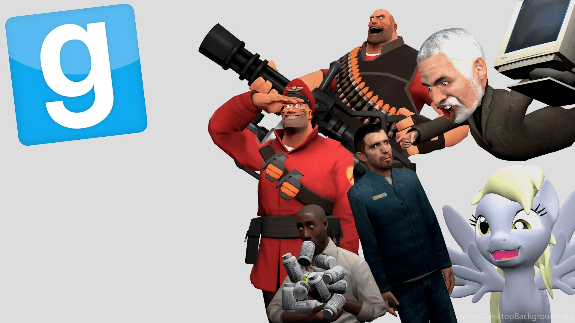 A Gmod Salute By ATGF Desktop Background