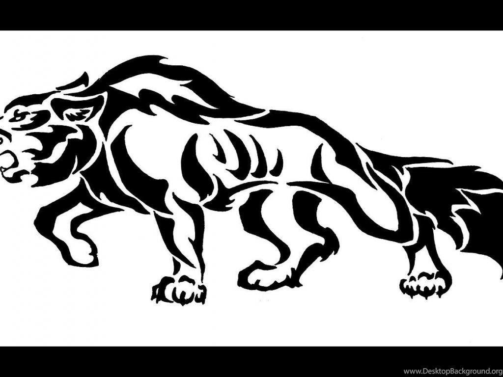 TRIBAL WOLF WALLPAPER Desktop Background