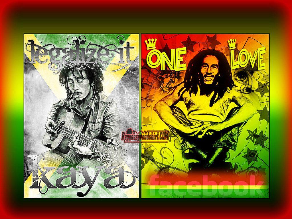 Wallpaper Bob Marley ☮ One L♥ve. ☮One L♥ve
