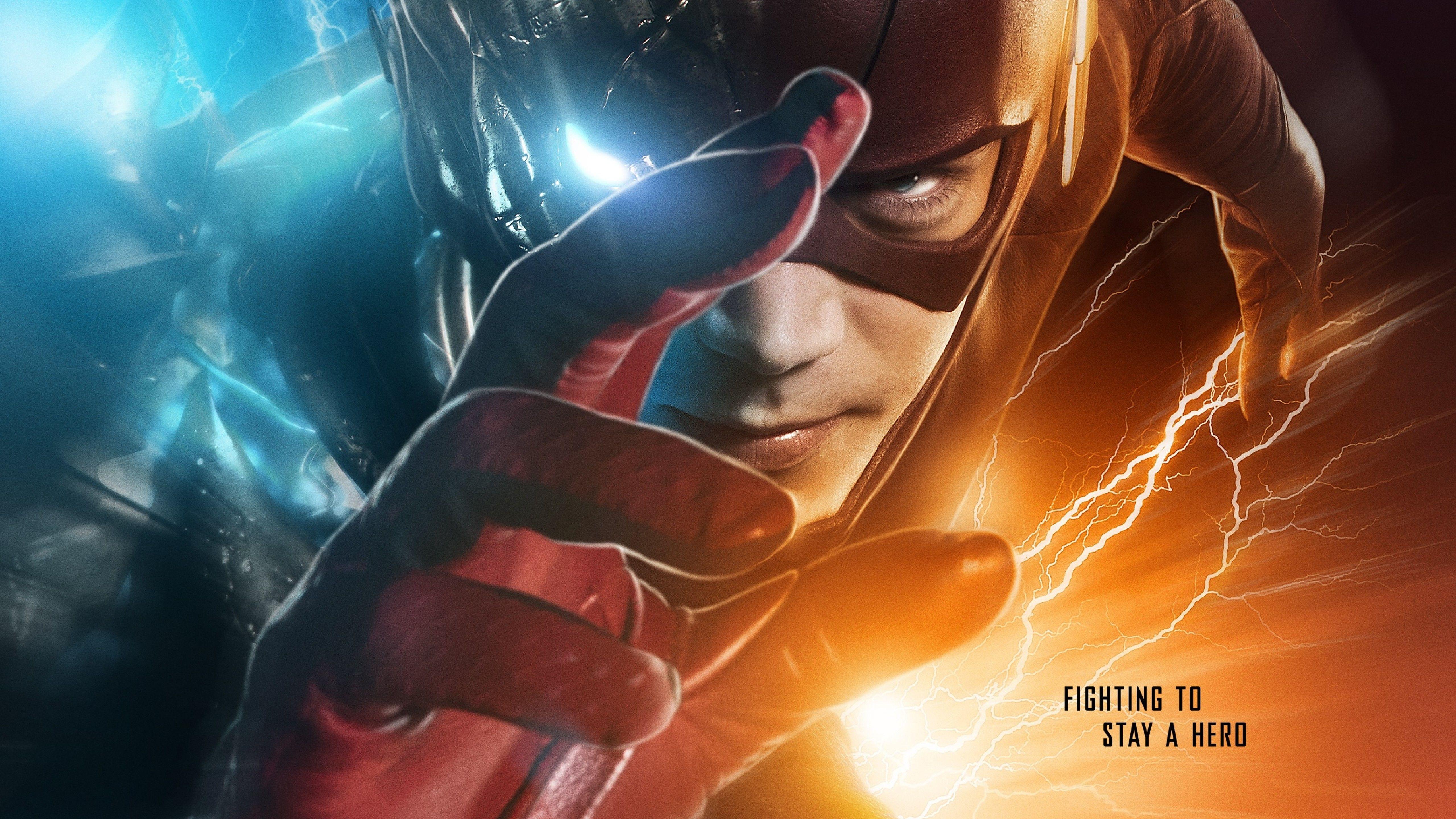 Wallpaper The Flash, Grant Gustin, Season HD, TV Series