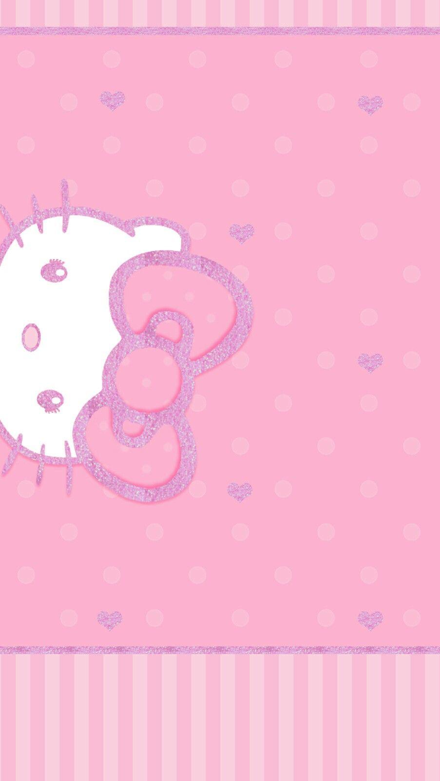hello_kitty #pink #wallpaper. Hello kitty. Pink