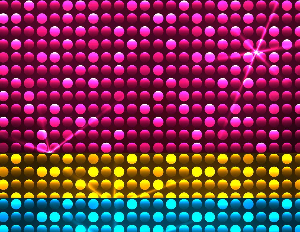 Disco Lights Vector Wallpaper