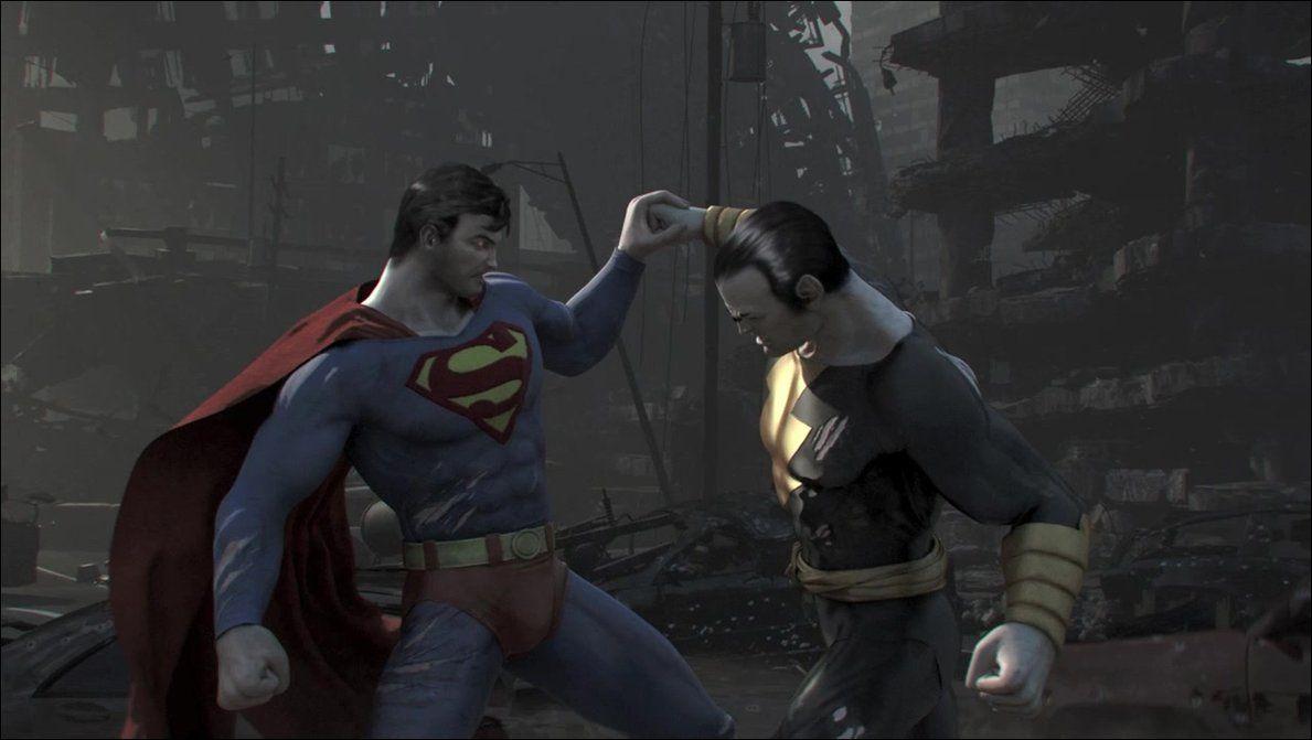 Superman VS Black Adam By Tsotne Senpai
