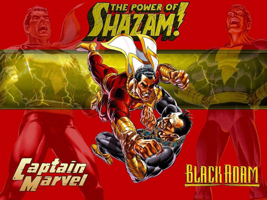Captain Marvel vs Black Adam