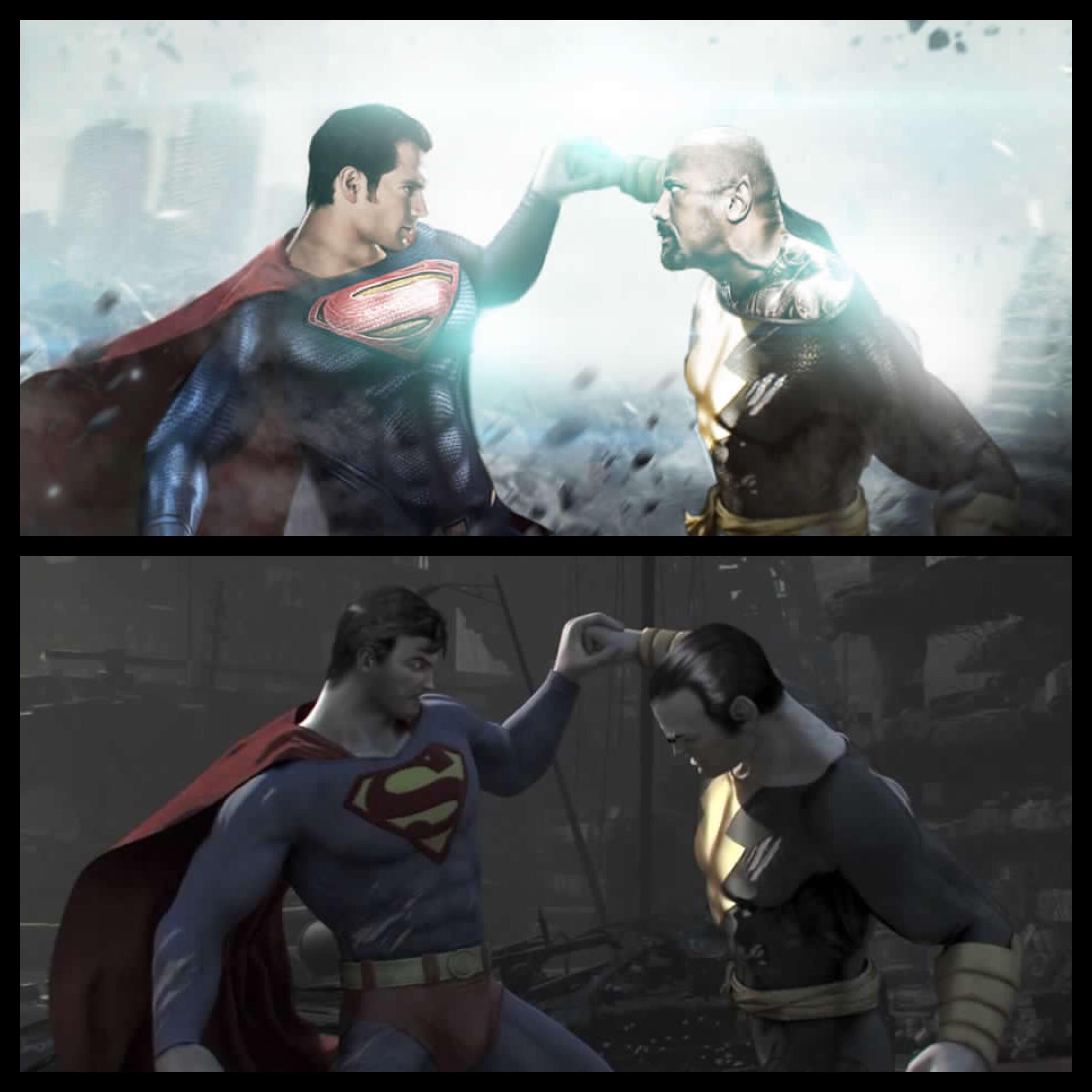 Superman Vs Black Adam Wallpapers Wallpaper Cave