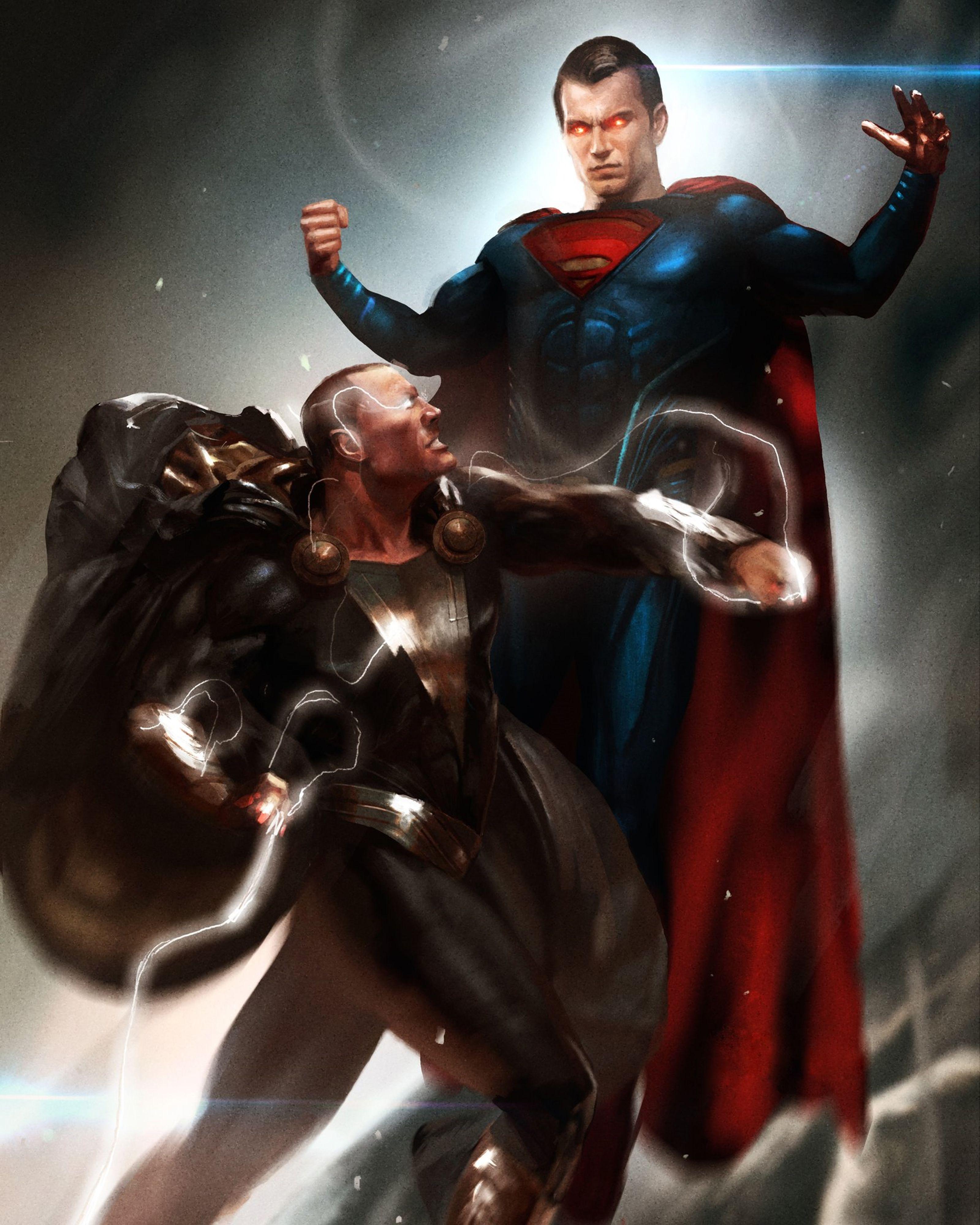 Man of steel vs Black adam #Superman #HenryCavill #Blackadam