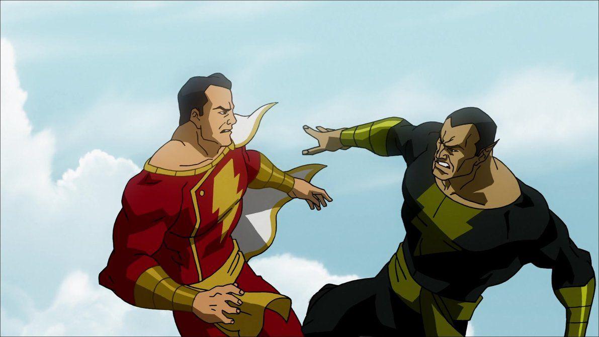 Black Adam VS Captain Marvel By Tsotne Senpai