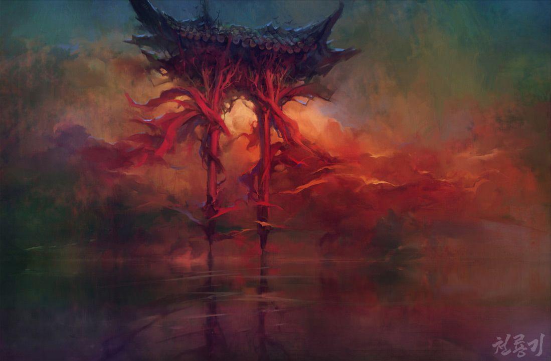 Digital Painting: Hell's Gate Digital, Digital paintings