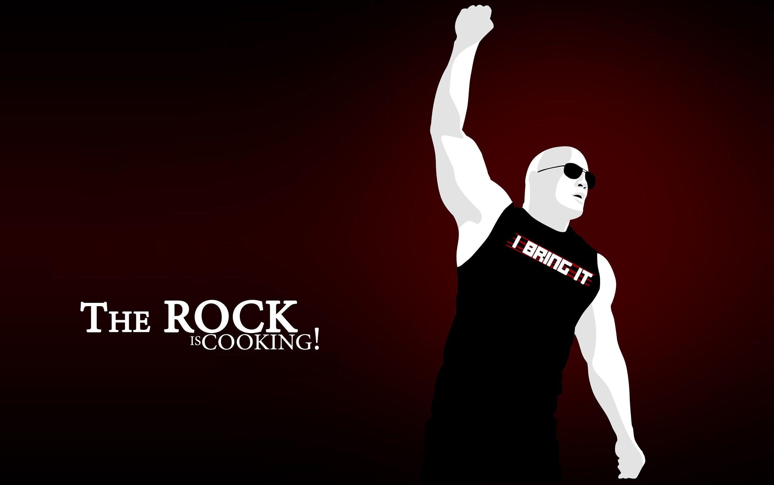 The Rock Is Cooking wallpaper