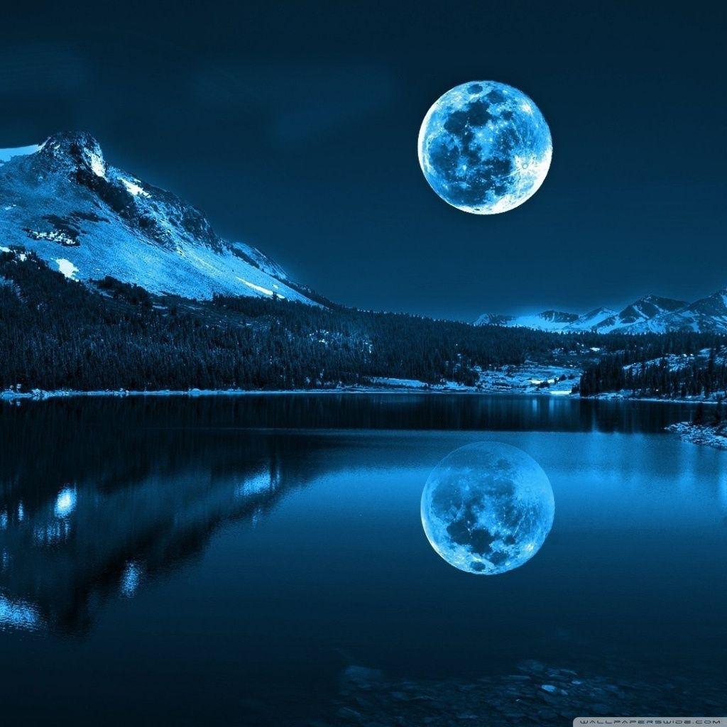 good night wallpaper with moon