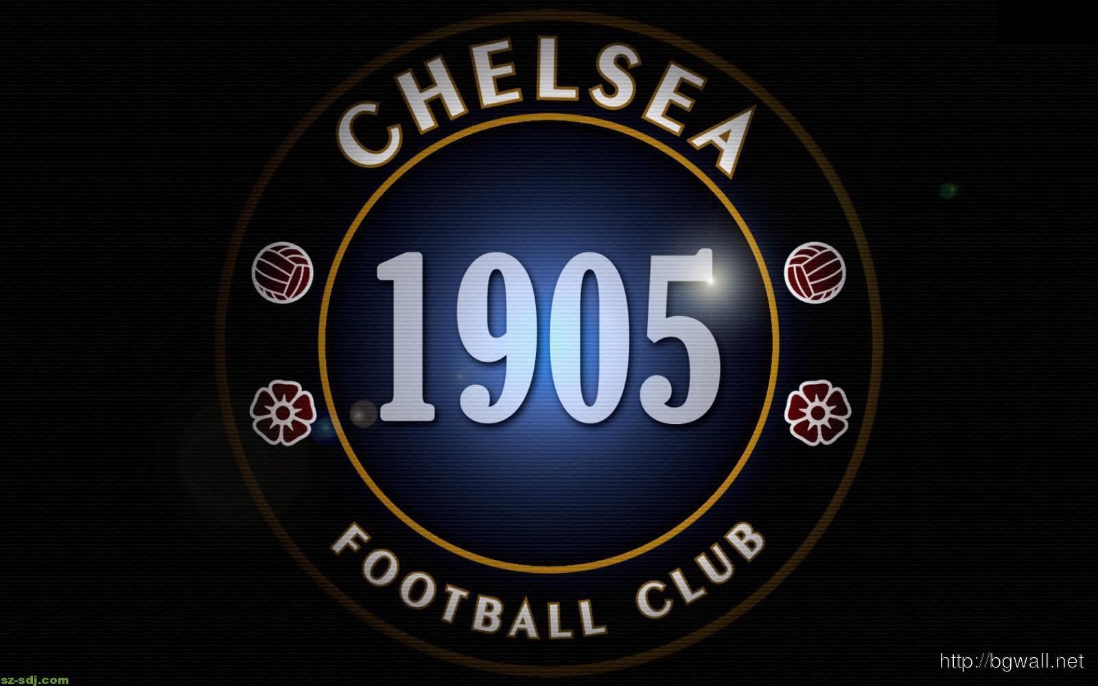 Black Chelsea Logo Wallpaper HD Image