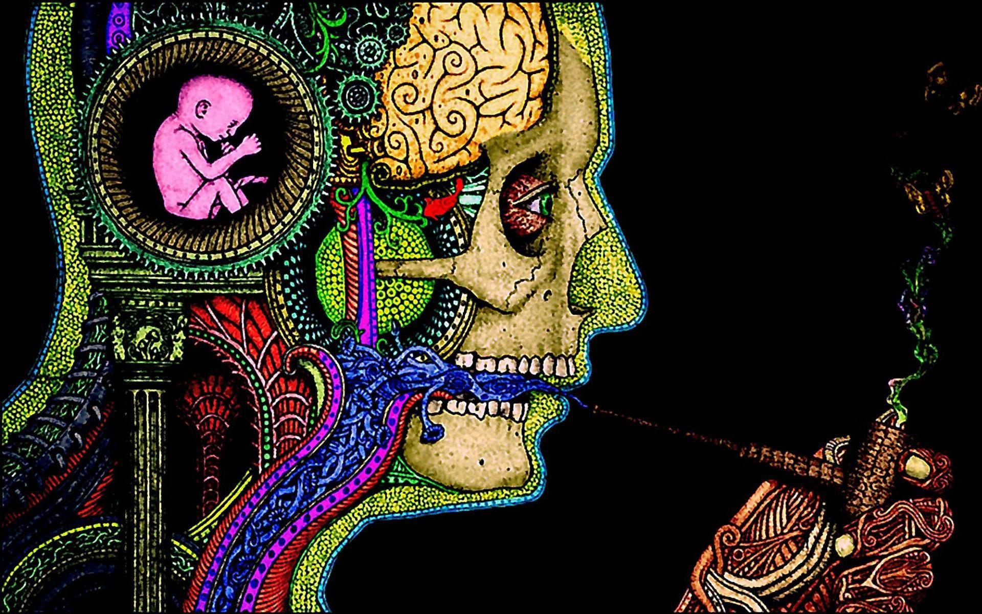 D Psychedelic Wallpaper