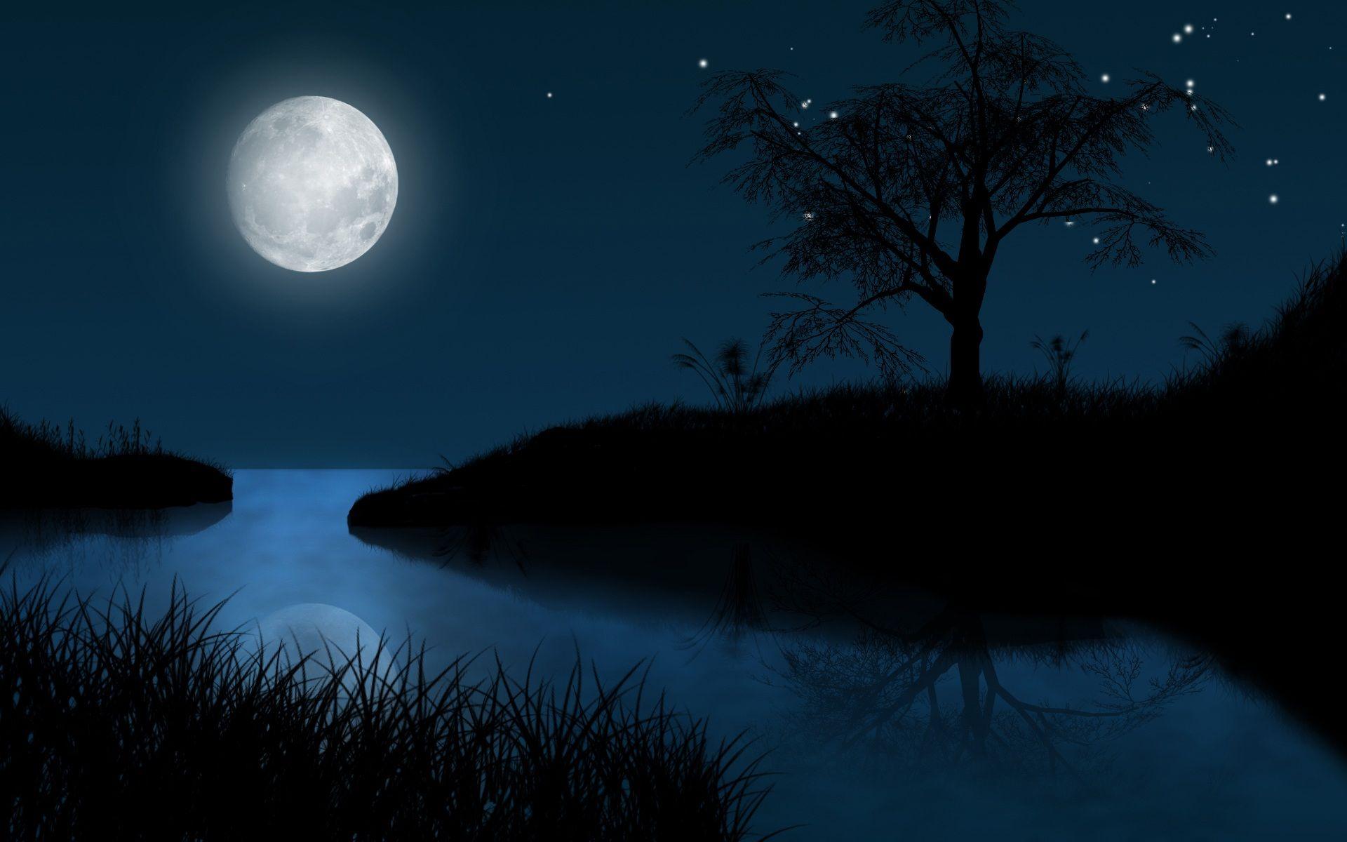 Night Moon Image