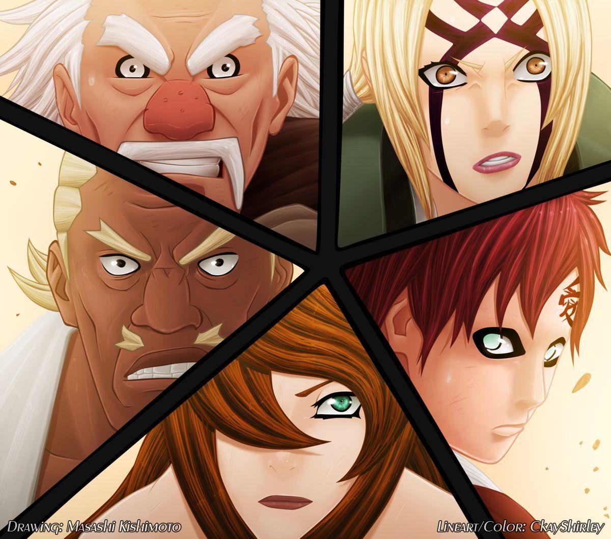 five kage vs madara