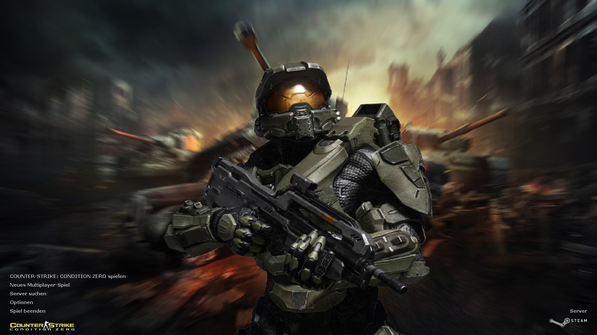 Master Chief ''Halo'' Background. Counter Strike: Condition Zero