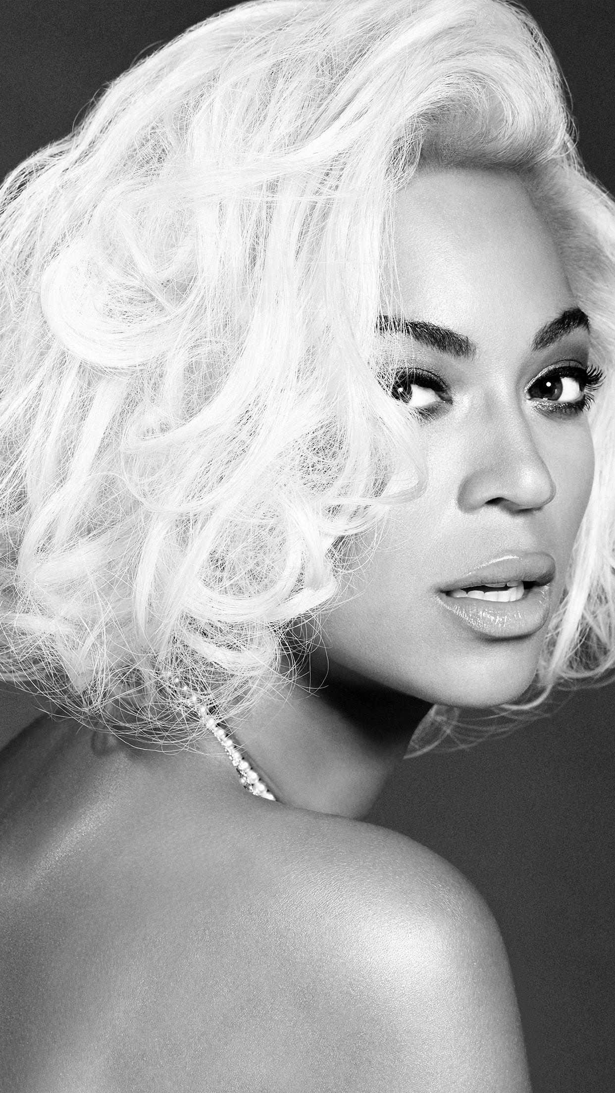 Beyonce Knowles Music Dark Bw Singer Android wallpaper HD