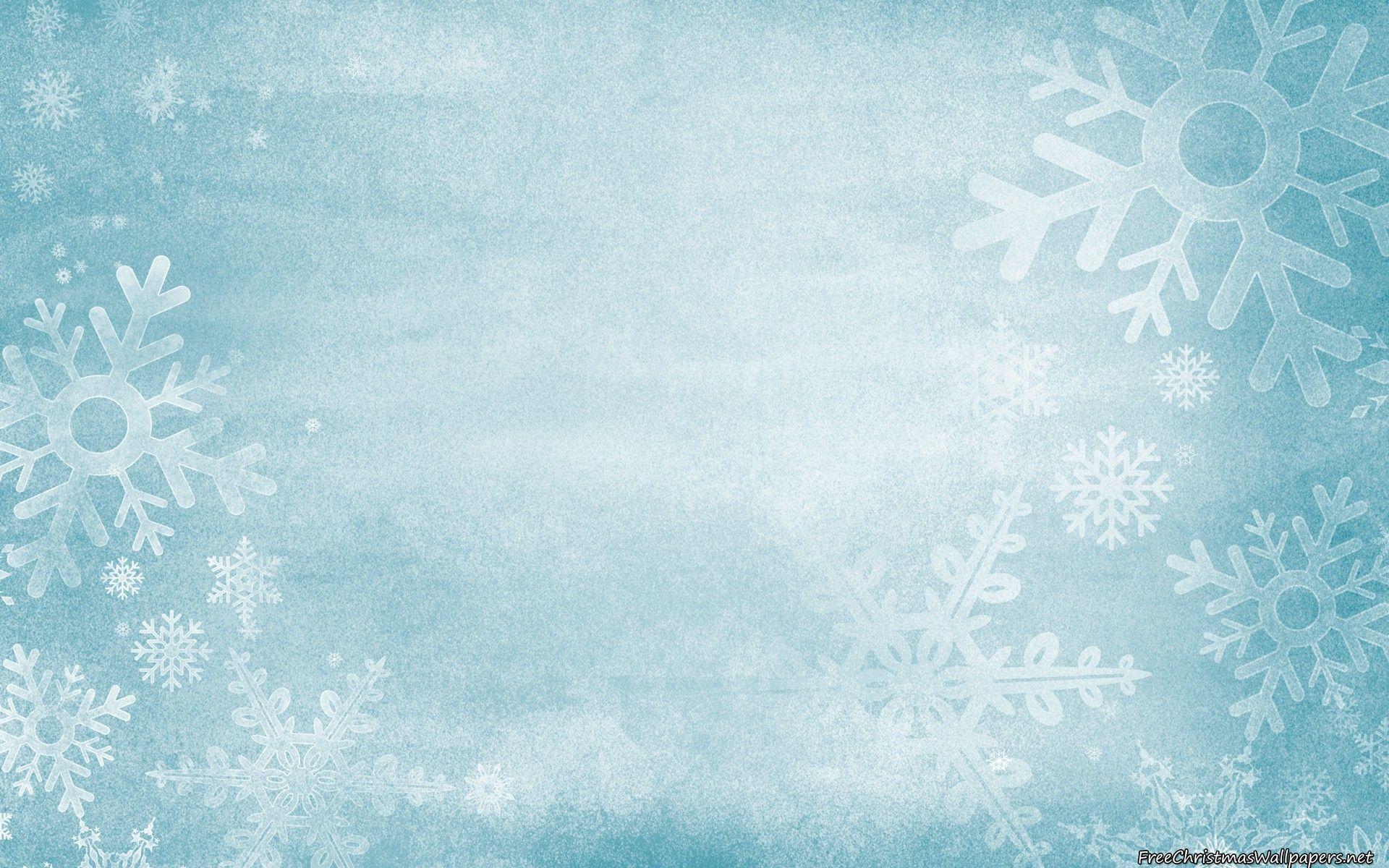 Frozen Christmas Background