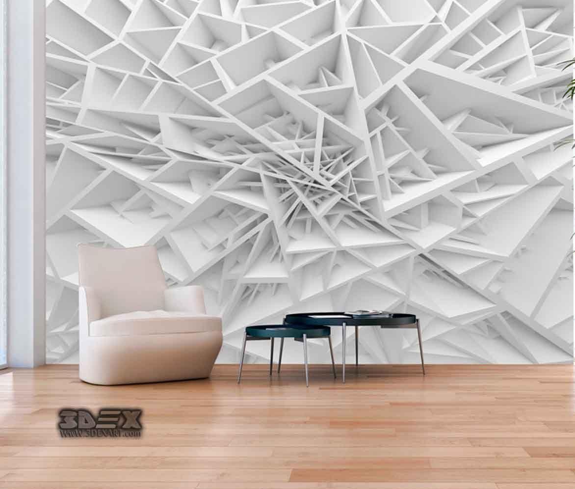 3D effect wallpaper patterns for living room walls A complete guide