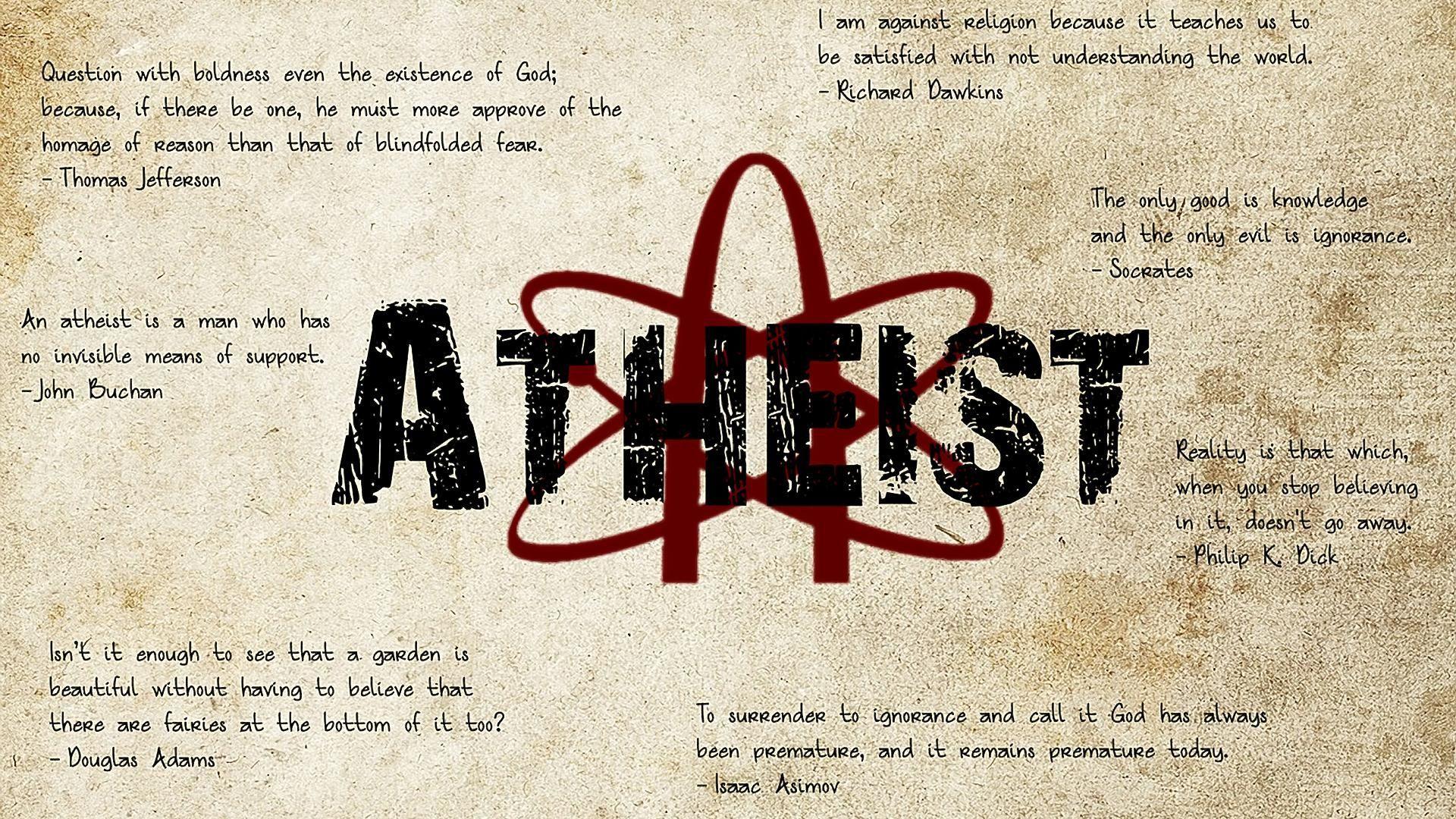 Atheist HD #Wallpaper 1080p. Aethism. Atheist quotes