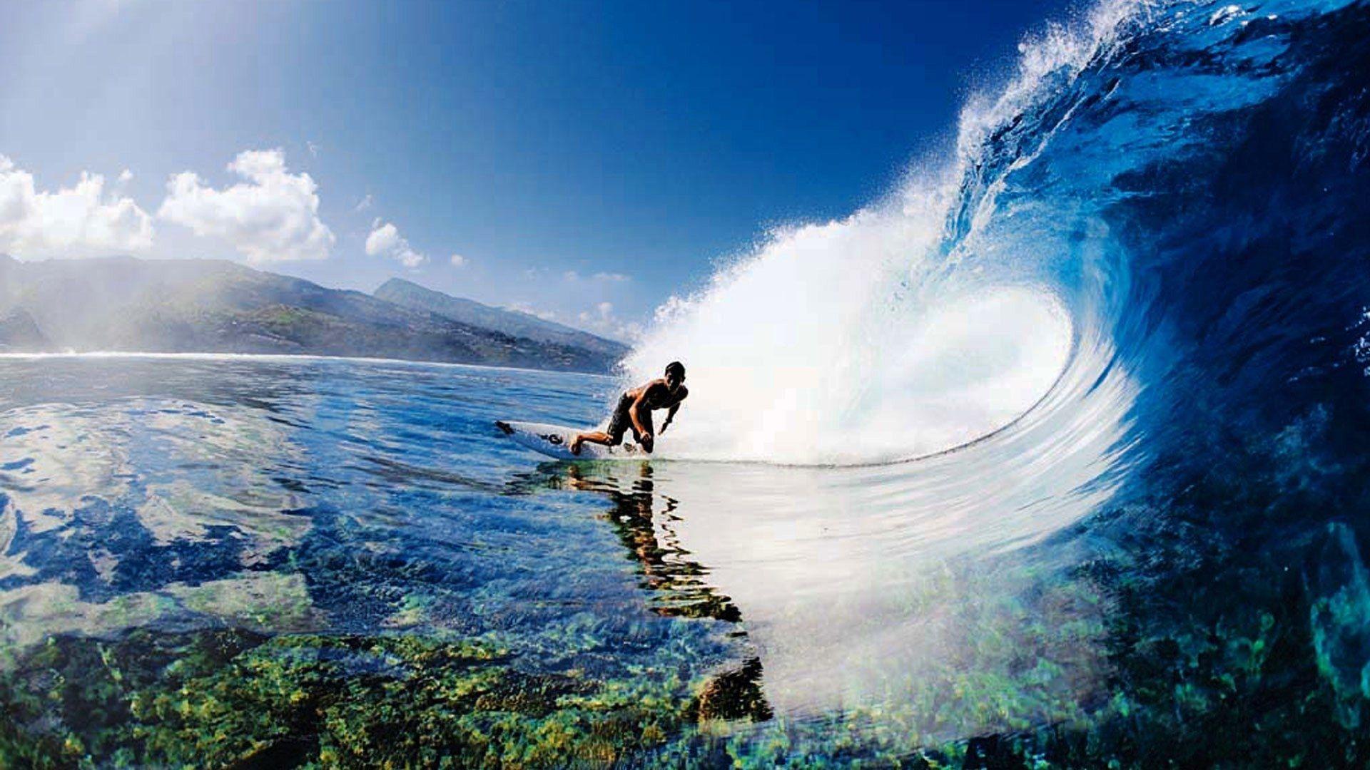Surfing Waves Wallpaper HD Resolution with Wallpaper High