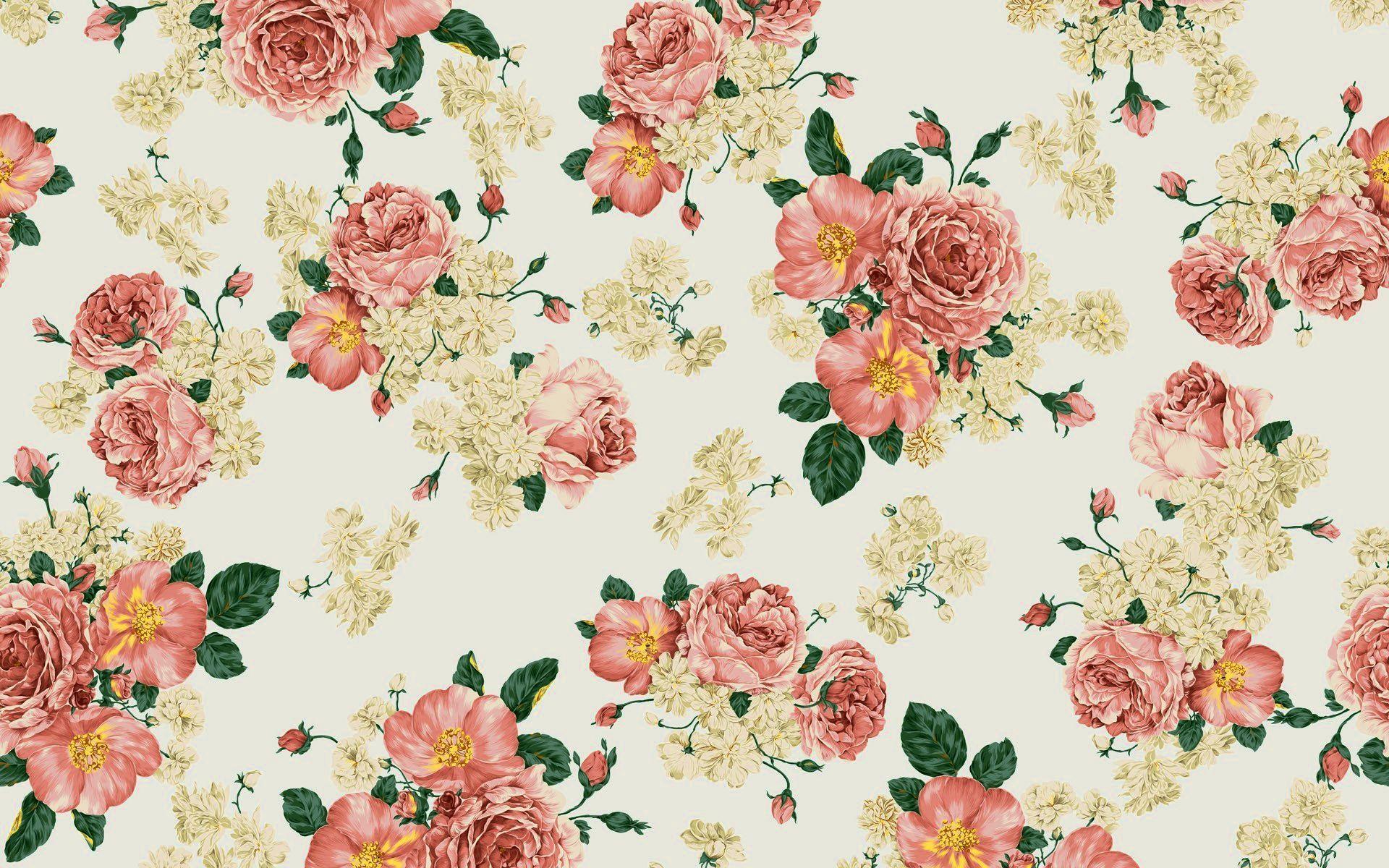 Floral Vintage Wallpaper Tumblr. Vintage flowers wallpaper