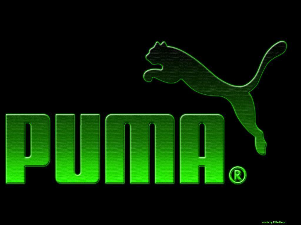 Download Black Background Green Puma Logo. Stunning Logos. HD