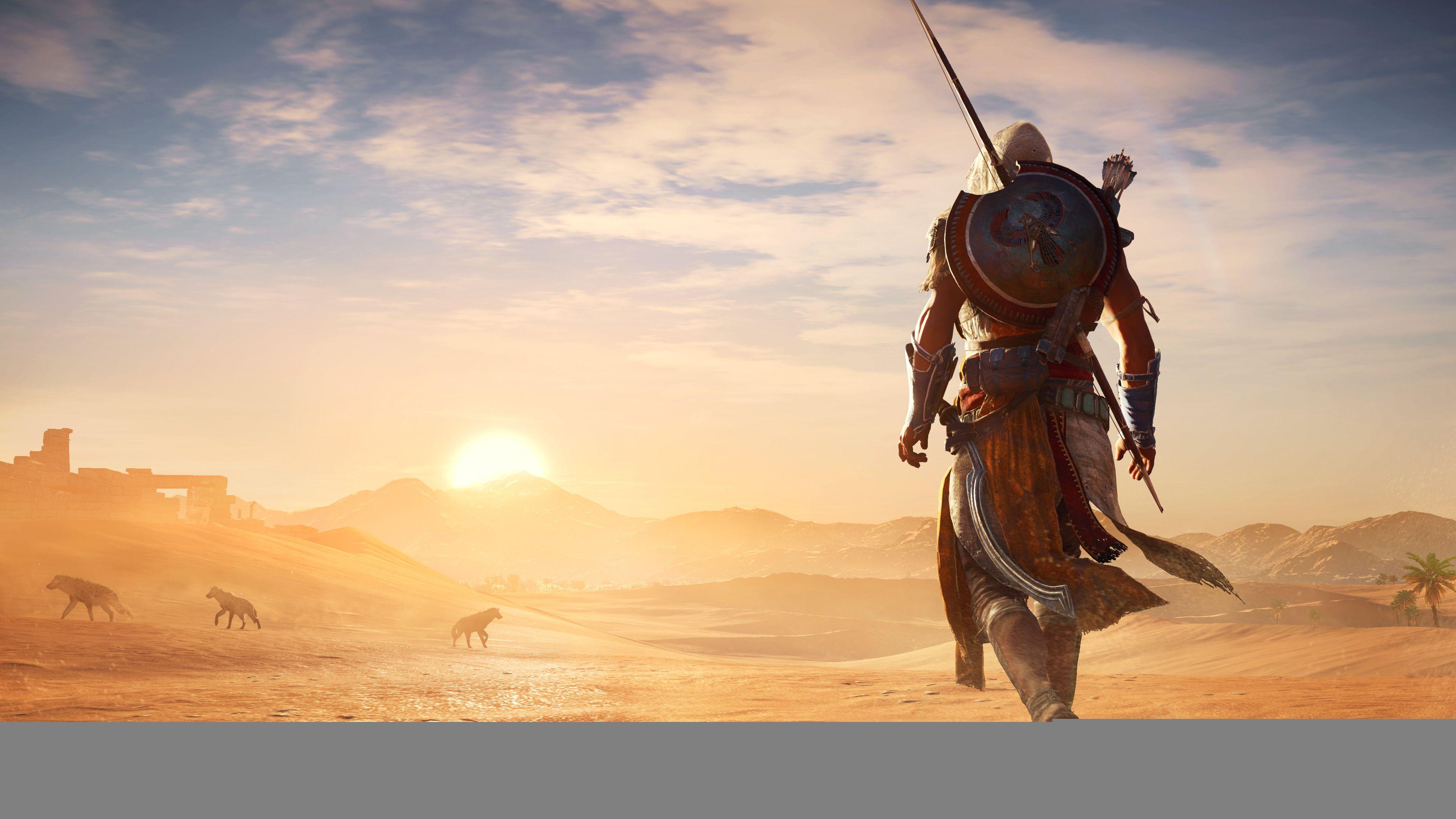 Assassins Creed Origins Hot Desert 4K Wallpaper. HD Wallpaper