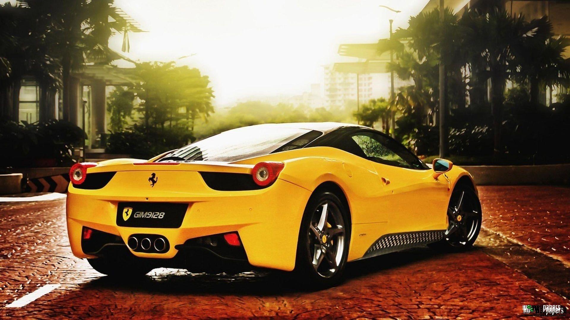 Background Ferrari HD With Cars Wallpaper Free Download For Desktop