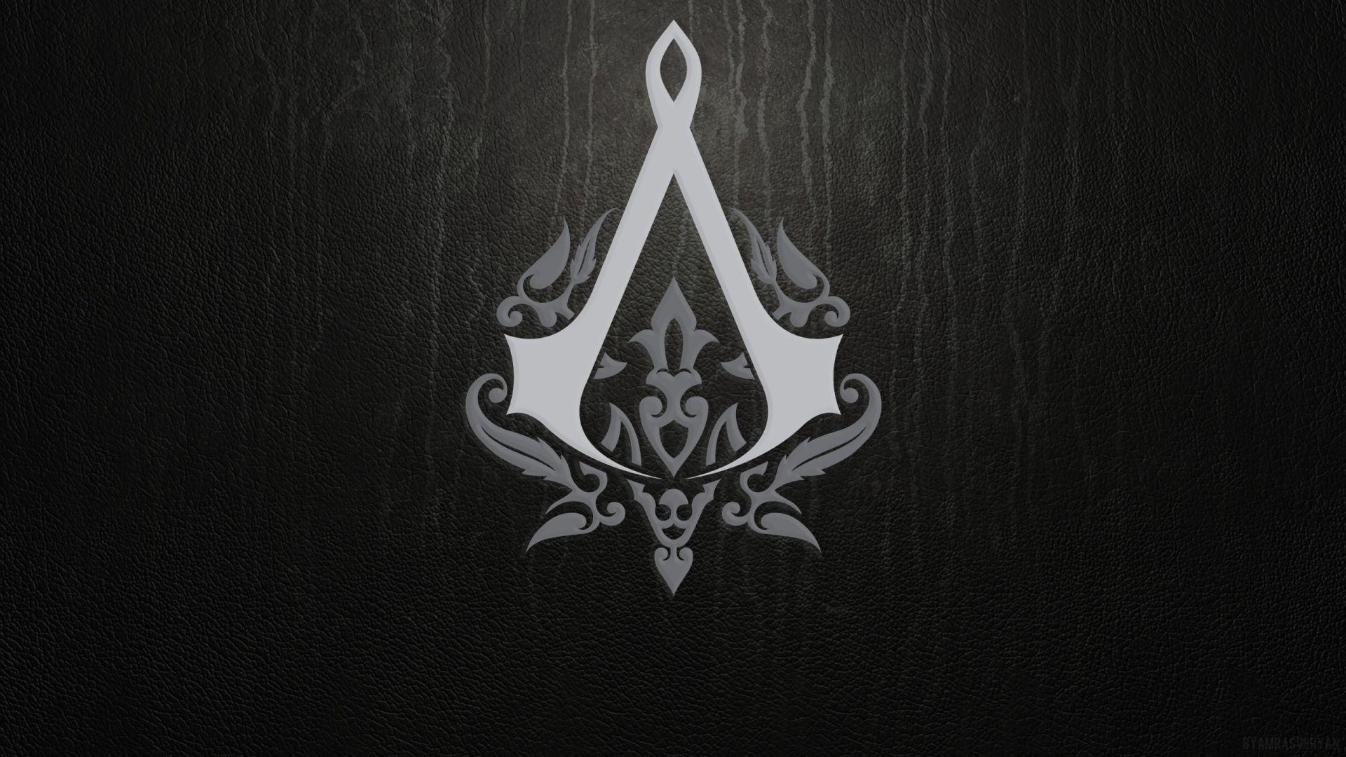 Download HD Assassin Creed Emblem Logo Sign Gray Background