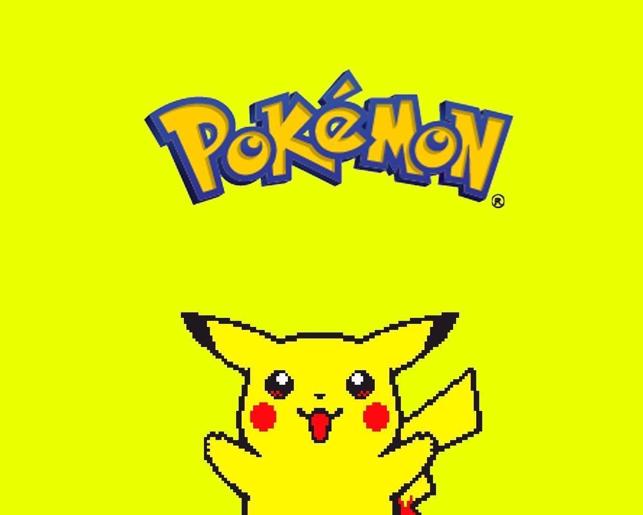 Pokemon video games pikachu gameboy 90s retro games 1280x1024