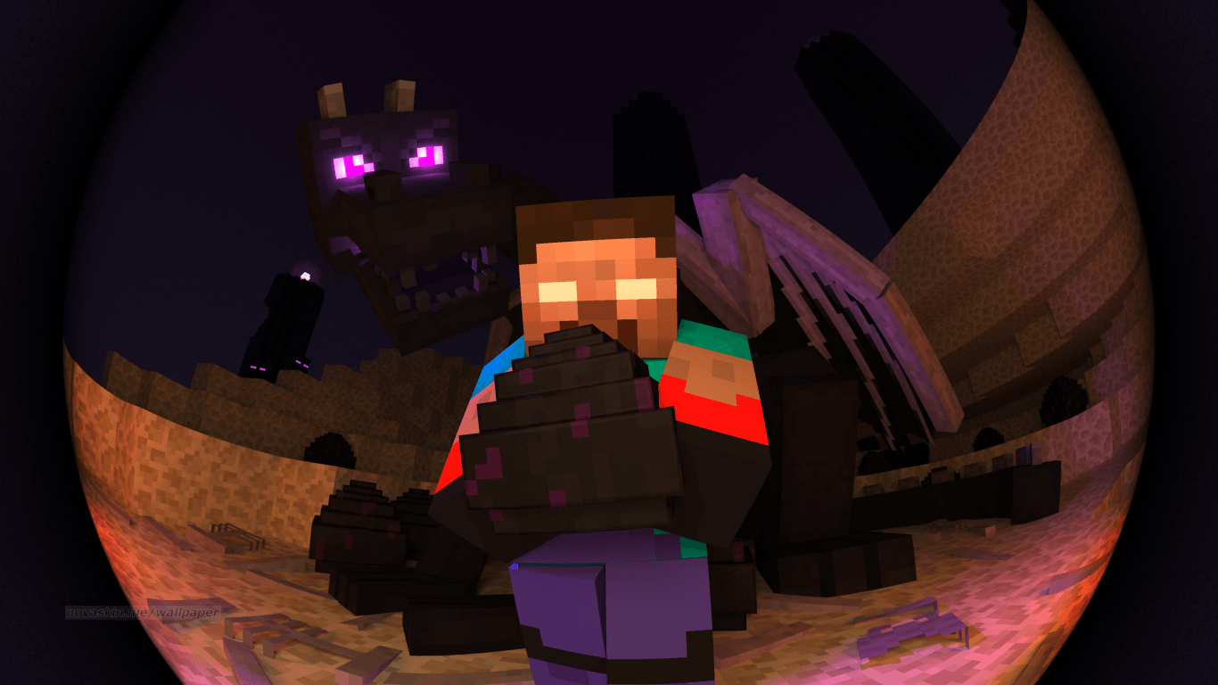 Awesome Minecraft Background: AWESOME PIC!