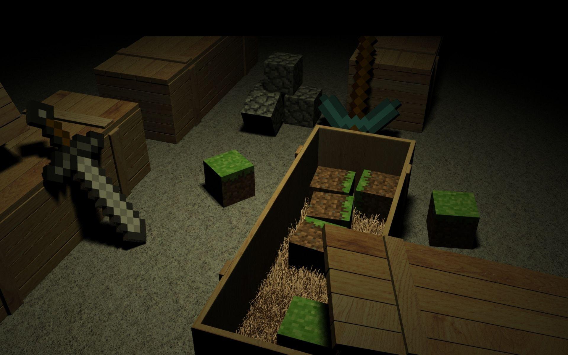 Minecraft game background wallpaper download. Wallpaper