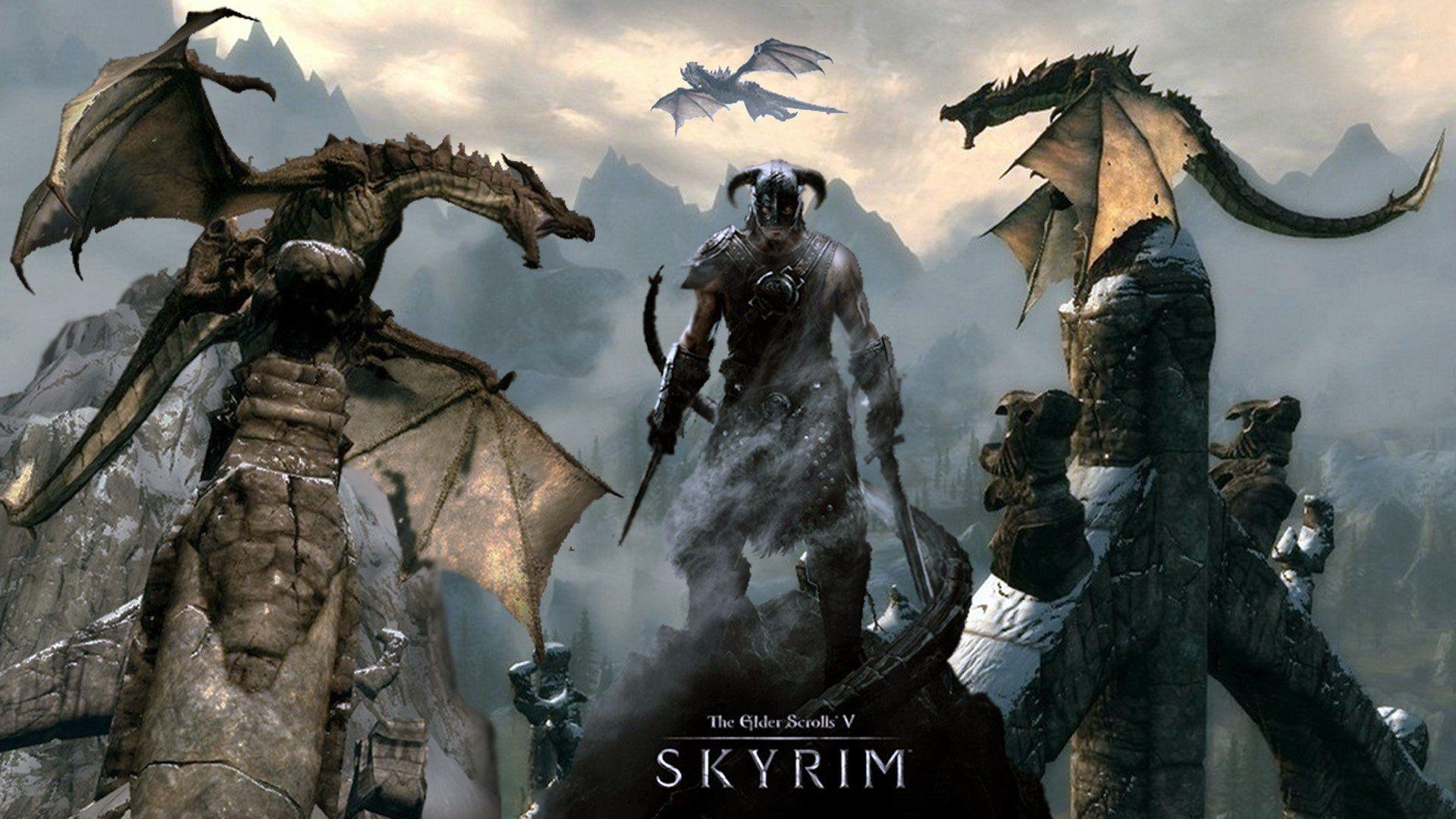 Elder Scrolls V Skyrim Dragon
