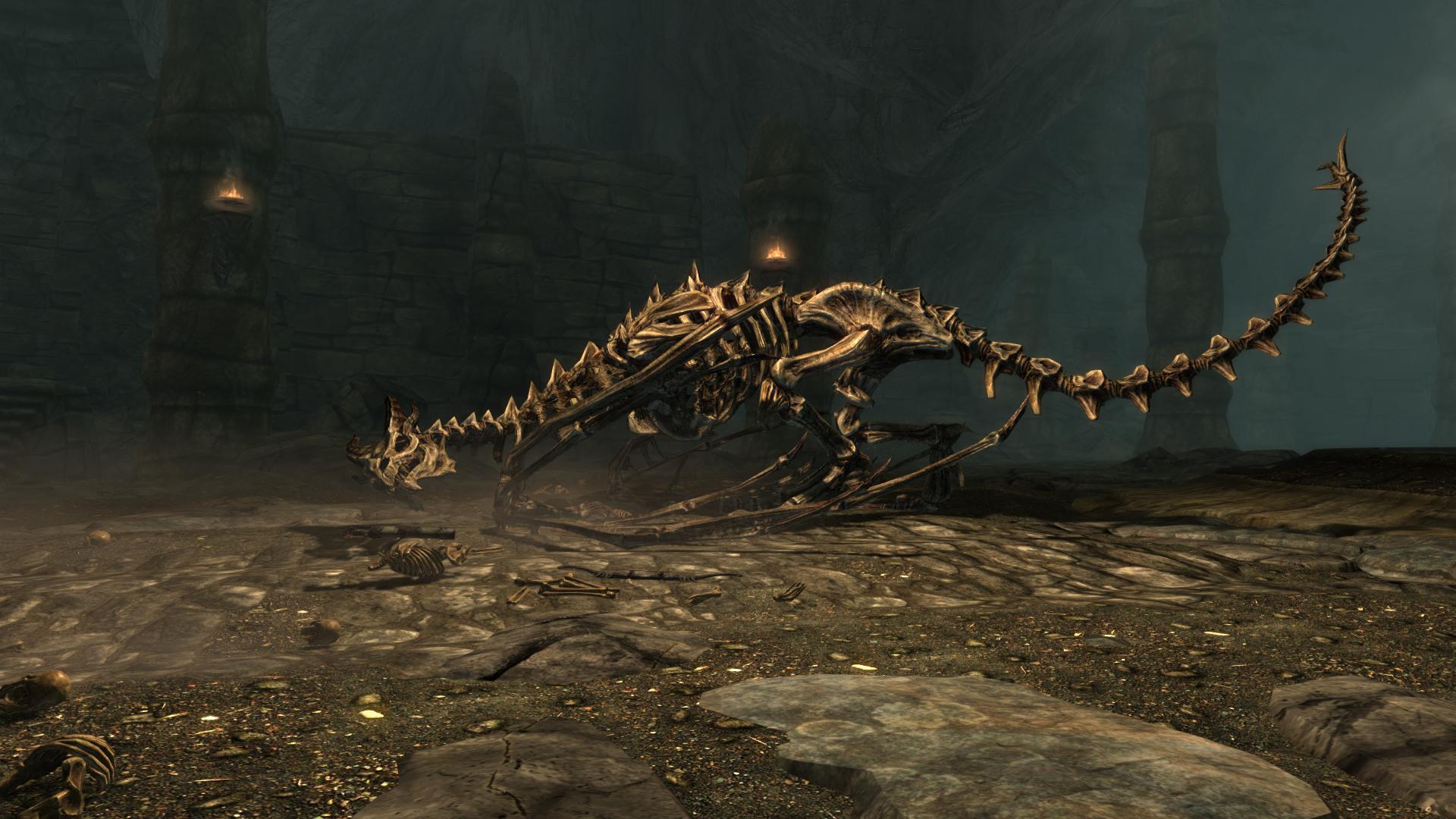 Skeletal Dragon (Skyrim)