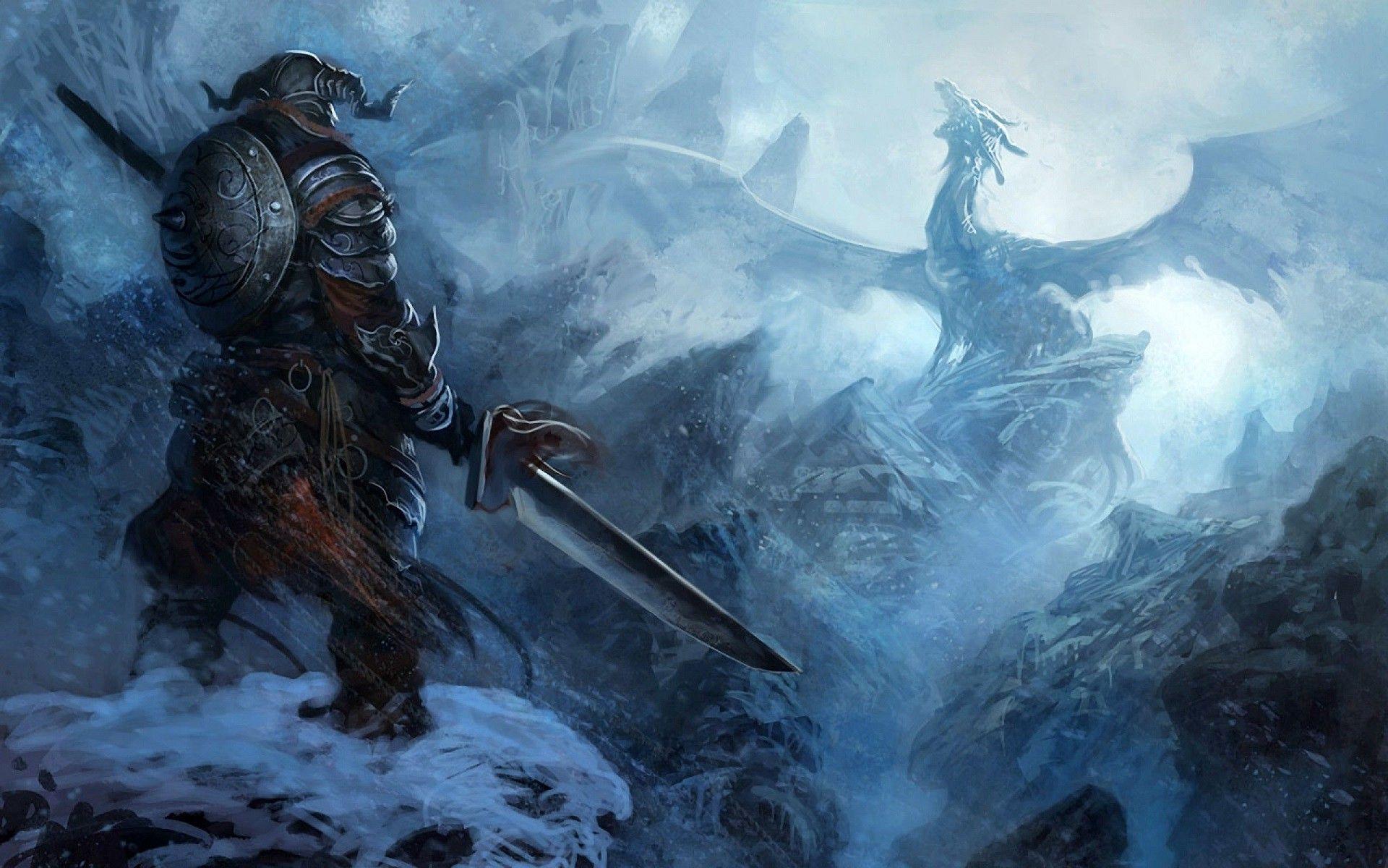 The Elder Scrolls V: Skyrim, The Elder Scrolls, Fantasy Art, Dragon