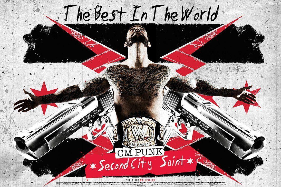 CM Punk Best In The World Wallpaper by SoulRiderGFX. WWE