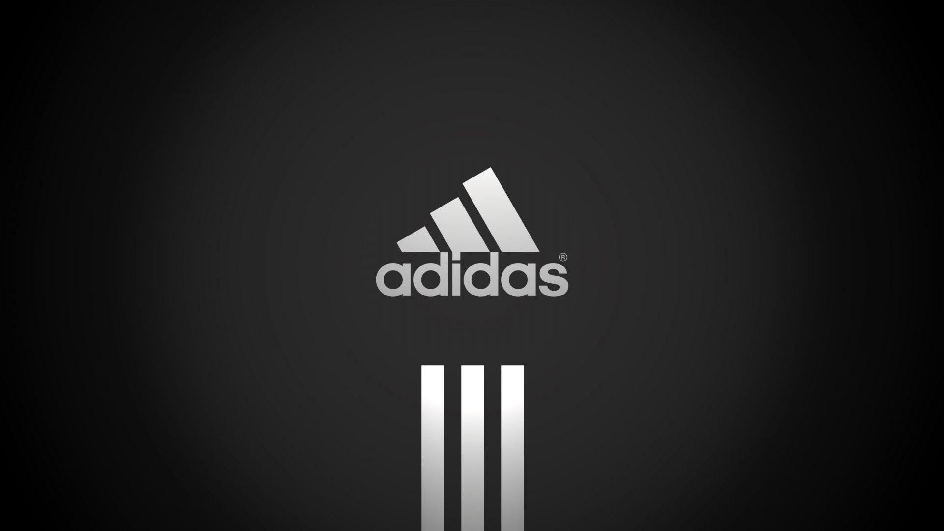 Adidas Black 1080p Hd Logo Desktop Wallpaper