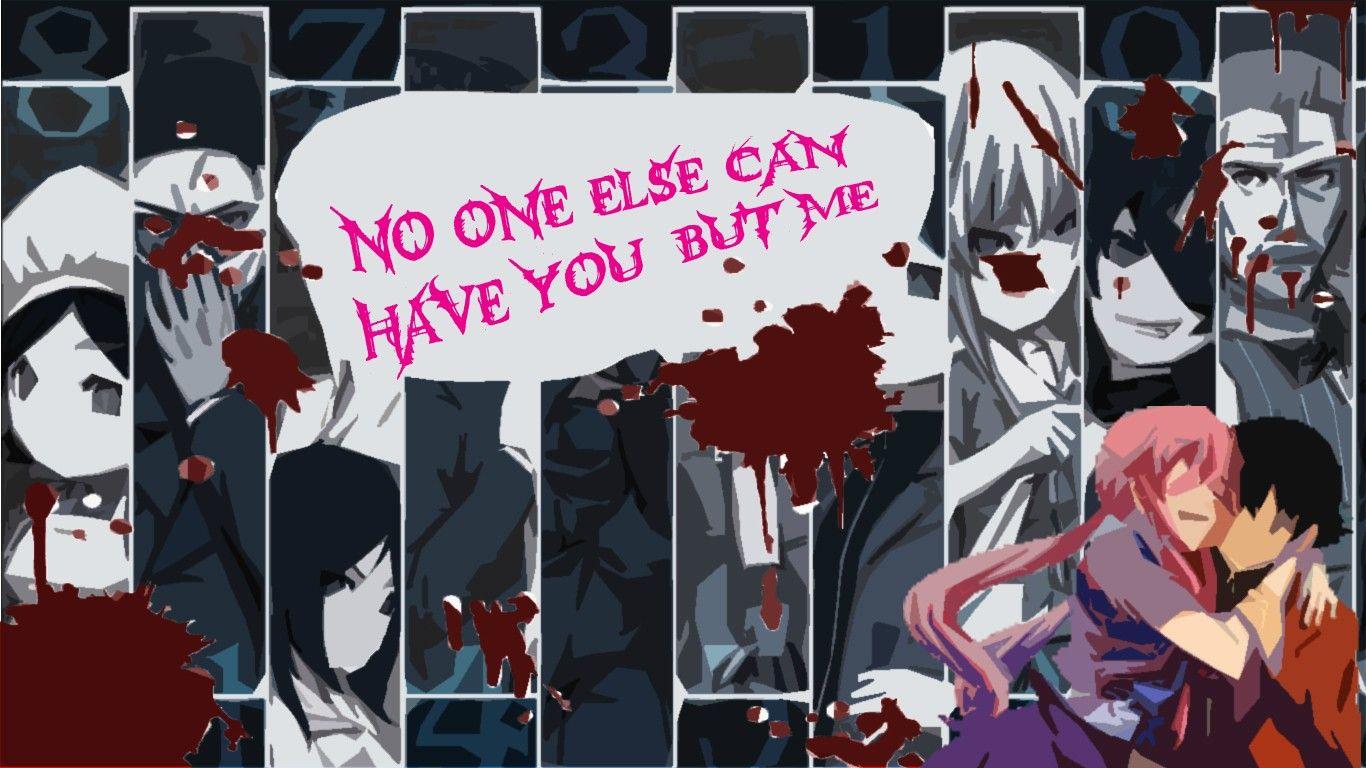 My first Mirai Nikki Wallpaper, if you could post a comment with a