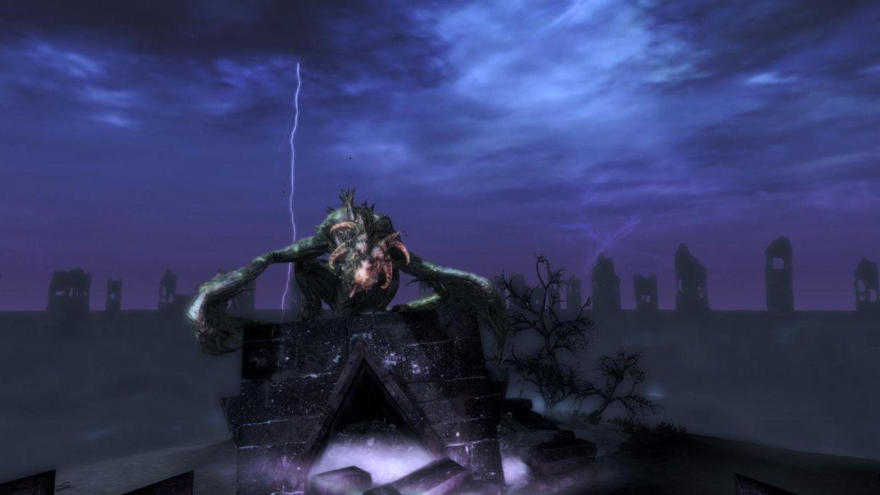 The Elder Scrolls Skyrim Dawnguard Soul Cairn Durnehviir Lighting