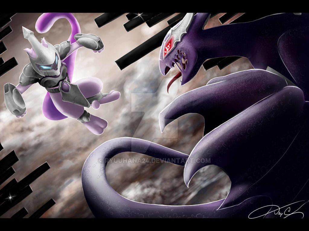 Armored Mewtwo Vs. Shadow Lugia by RyuuHana24. Your Likes