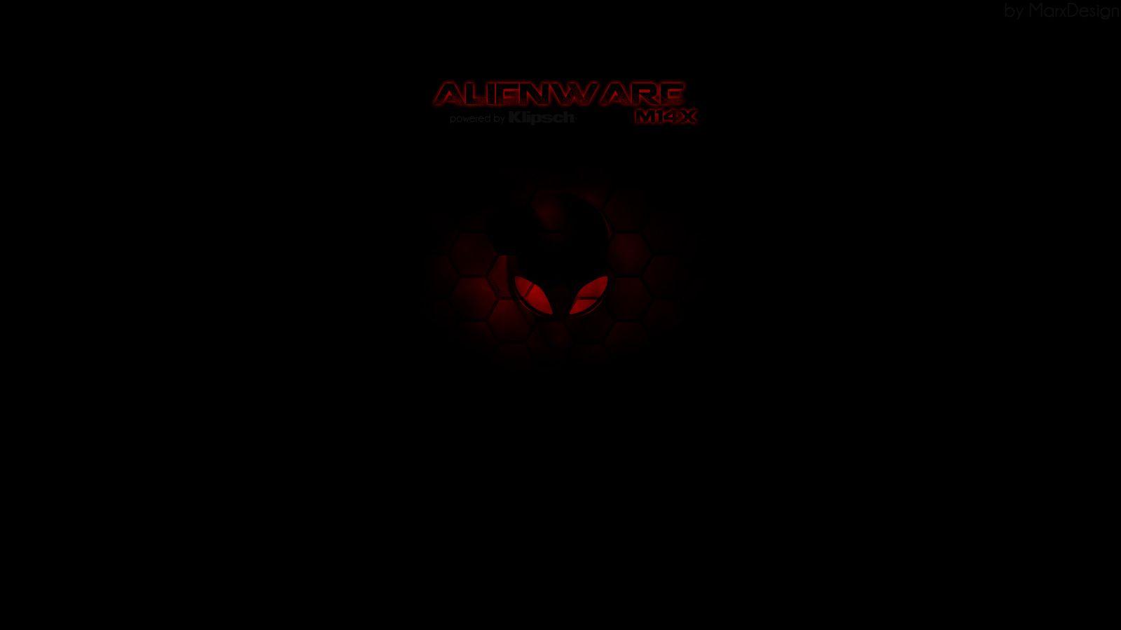 alienware logo red