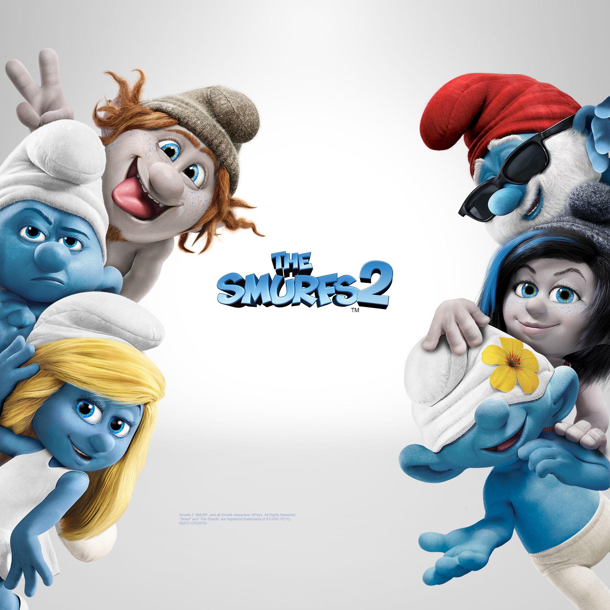 The Smurfs 2 iPad Wallpaper